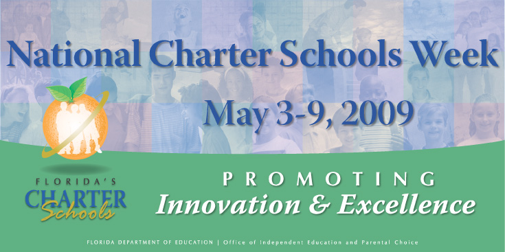 National Charter Schools Week, May 5-9, 2008, with Florida Charter Schools logo